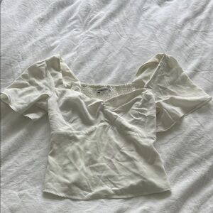 Abercrombie & Fitch Cream Blouse